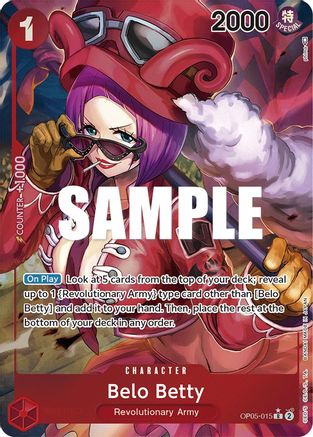 Belo Betty (015) (Alternate Art) (OP05-015) - [Awakening of the New Era] Foil
