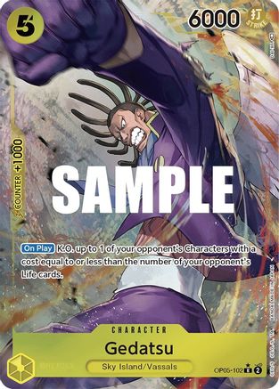 Gedatsu (Alternate Art) (OP05-102) - [Awakening of the New Era] Foil
