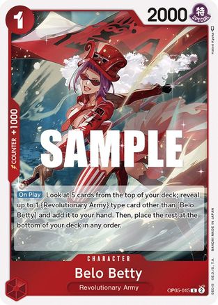 Belo Betty (015) (OP05-015) - [Awakening of the New Era] Foil