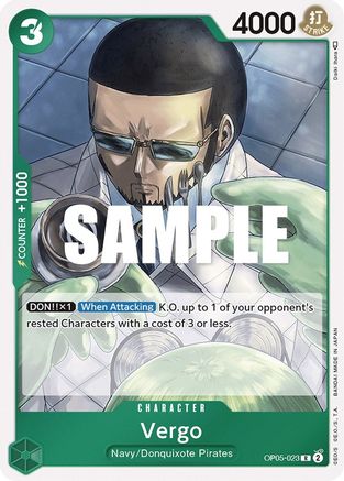Vergo (OP05-023) - [Awakening of the New Era] Foil