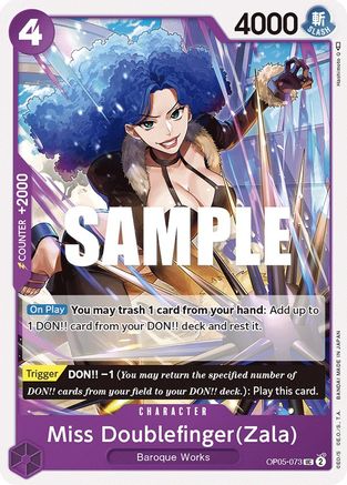Miss Doublefinger(Zala) (OP05-073) - [Awakening of the New Era]