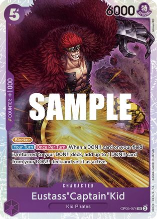 Eustass"Captain"Kid (OP05-074) - [Awakening of the New Era] Foil