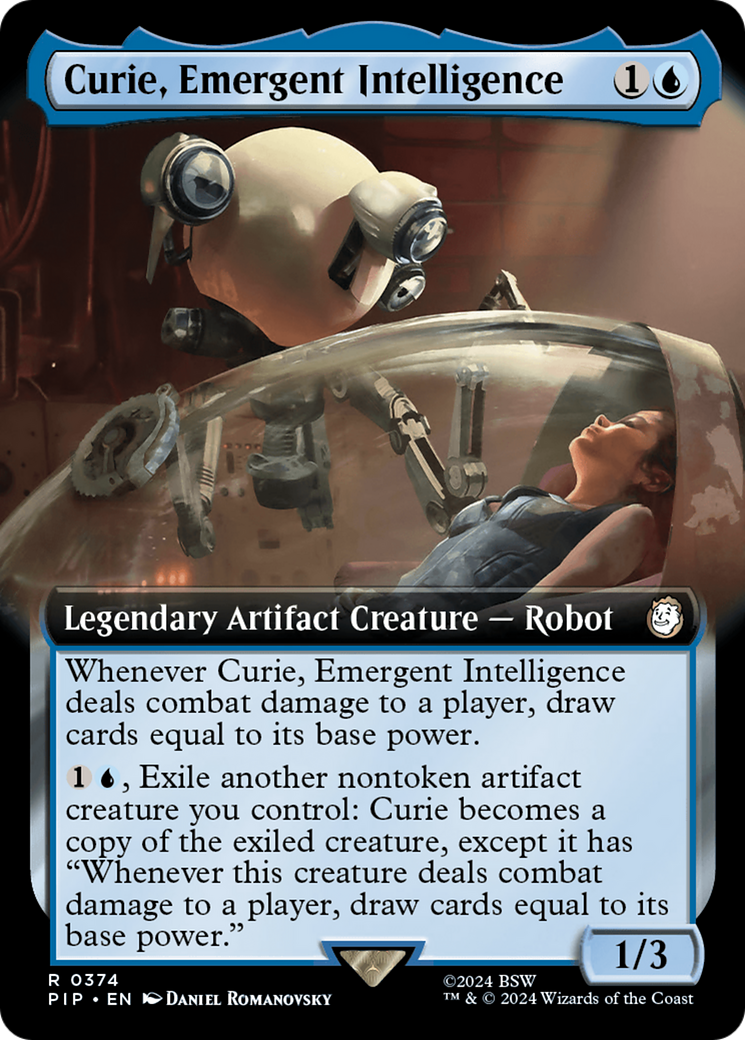 Curie, Emergent Intelligence (Extended Art) [Fallout] Foil