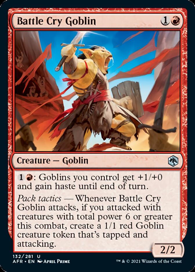 Battle Cry Goblin [Dungeons & Dragons: Adventures in the Forgotten Realms] Foil