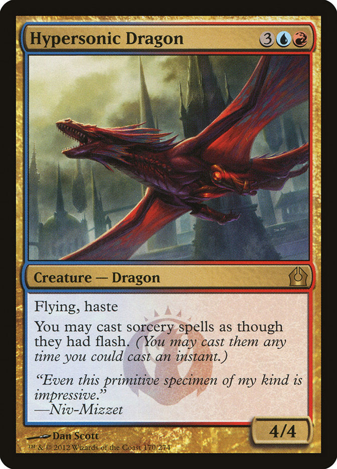 Hypersonic Dragon [Return to Ravnica] Foil