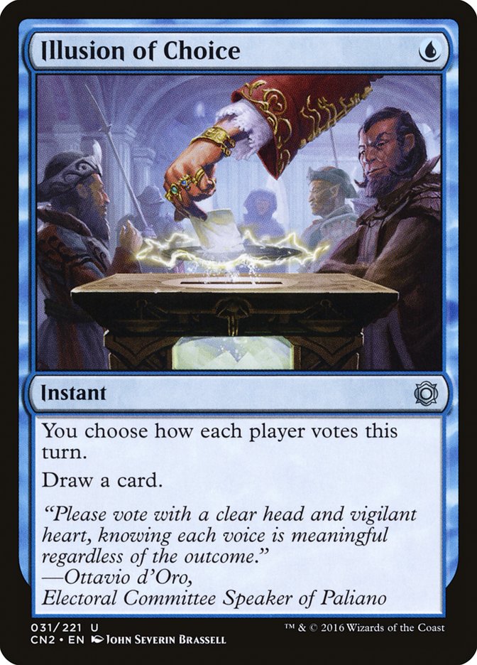 Illusion of Choice [Conspiracy: Take the Crown] Foil