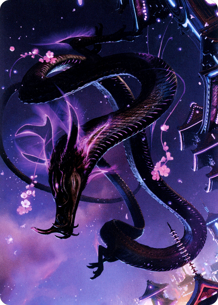 Junji, the Midnight Sky // Junji, the Midnight Sky  [Neon Dynasty Art Series] (Borderless) Foil