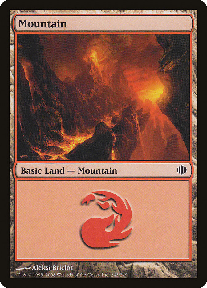 Mountain (243) [Shards of Alara] Foil