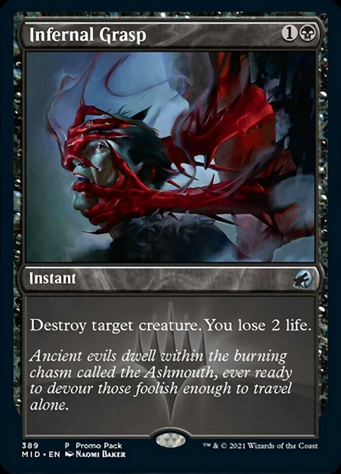 Infernal Grasp (Promo Pack) [Innistrad: Midnight Hunt Promos] Foil