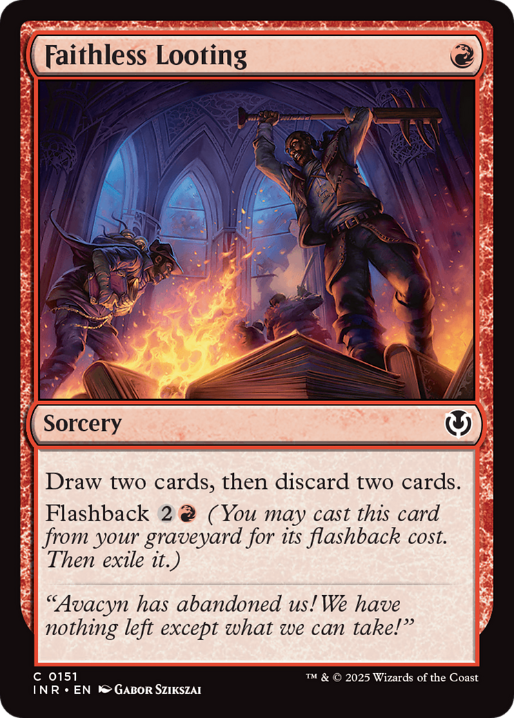 Faithless Looting [Innistrad Remastered] Foil