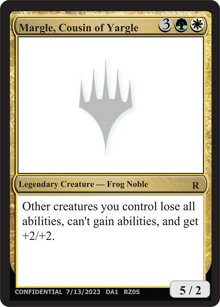 Margle, Cousin of Yargle  [Unknown Event]