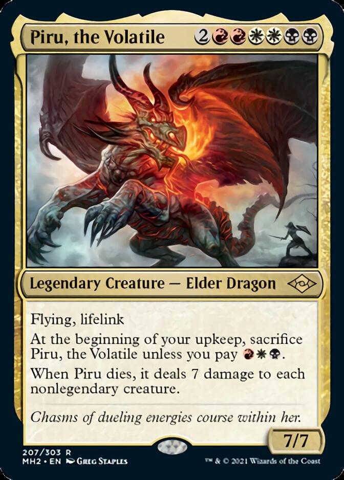 Piru, the Volatile [Modern Horizons 2] Foil