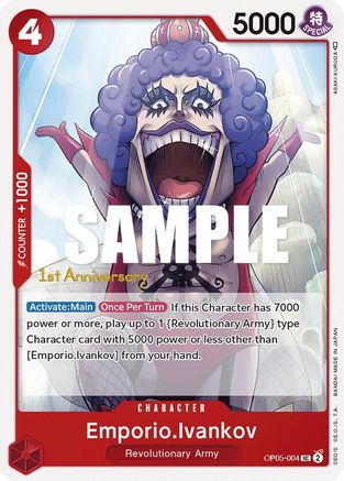Emporio.Ivankov (OP05-004) - [Awakening of the New Era: 1st Anniversary Tournament Cards]
