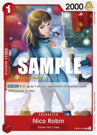 Nico Robin (OP05-010) - [Awakening of the New Era: 1st Anniversary Tournament Cards]