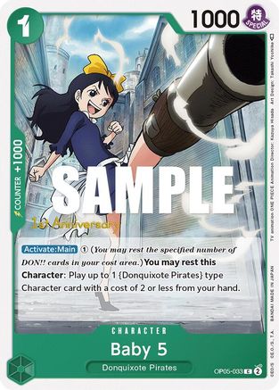 Baby 5 (033) (OP05-033) - [Awakening of the New Era: 1st Anniversary Tournament Cards]