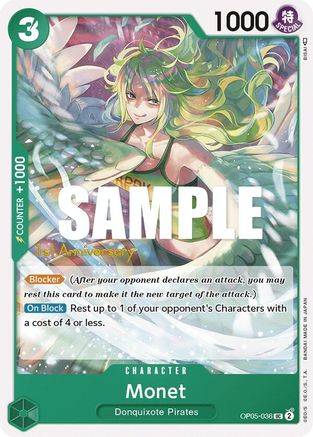 Monet (OP05-036) - [Awakening of the New Era: 1st Anniversary Tournament Cards]