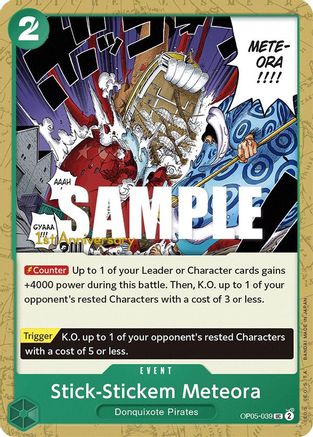 Stick-Stickem Meteora (OP05-039) - [Awakening of the New Era: 1st Anniversary Tournament Cards]