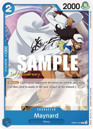 Maynard (OP05-052) - [Awakening of the New Era: 1st Anniversary Tournament Cards]