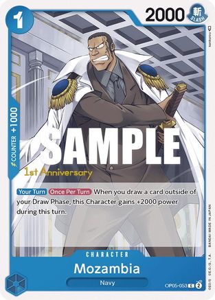 Mozambia (OP05-053) - [Awakening of the New Era: 1st Anniversary Tournament Cards]
