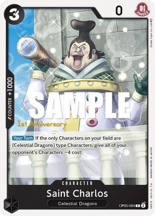 Saint Charlos (OP05-084) - [Awakening of the New Era: 1st Anniversary Tournament Cards]