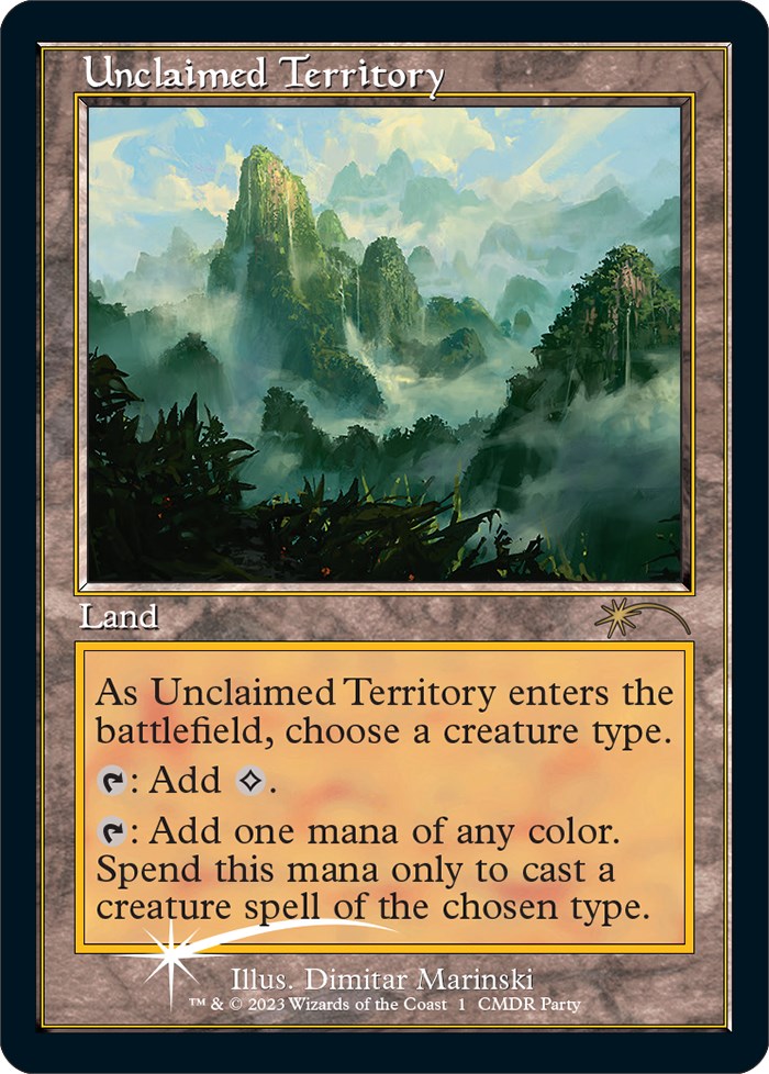 Unclaimed Territory (Retro) [Wizards Play Network 2023] Foil