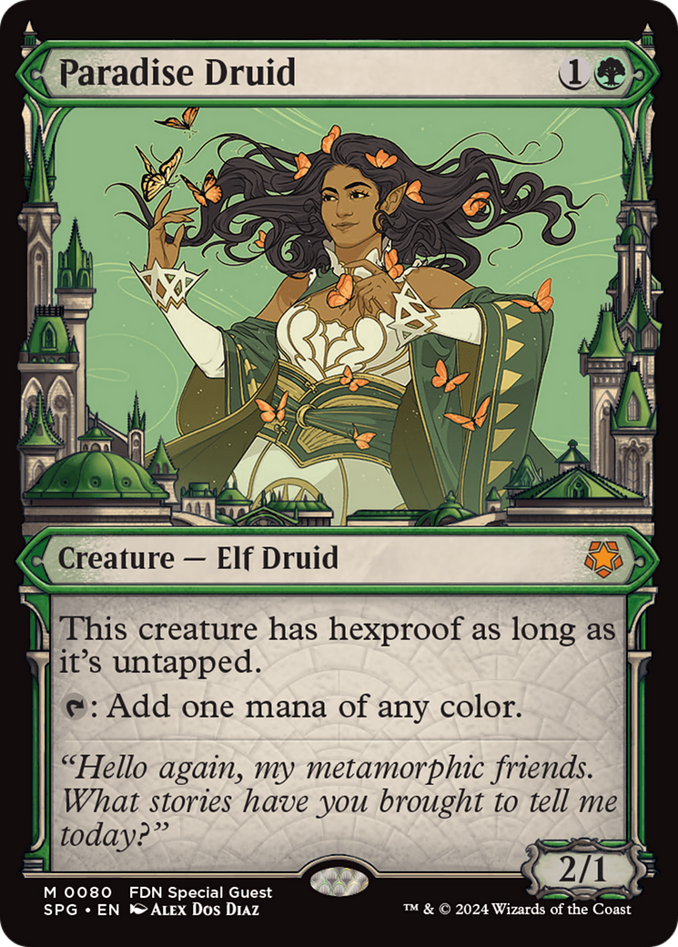 Paradise Druid (Showcase) [Foundations Special Guests] Foil