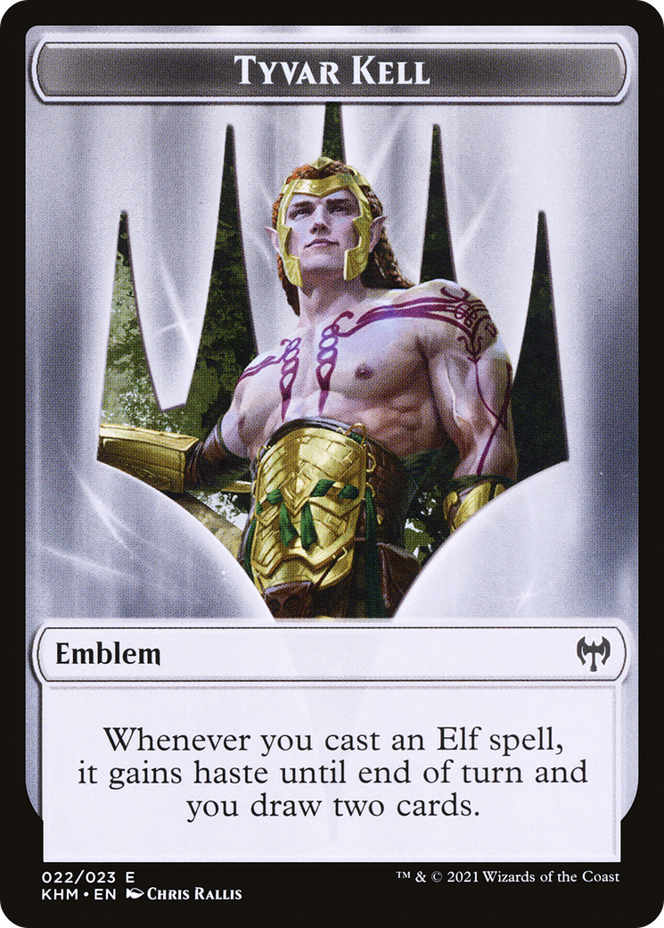 Tyvar Kell Emblem  [Kaldheim Tokens] Foil