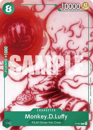 Monkey.D.Luffy (Starter Deck 11: Uta Deck Battle) (P-061) - [One Piece Promotion Cards]