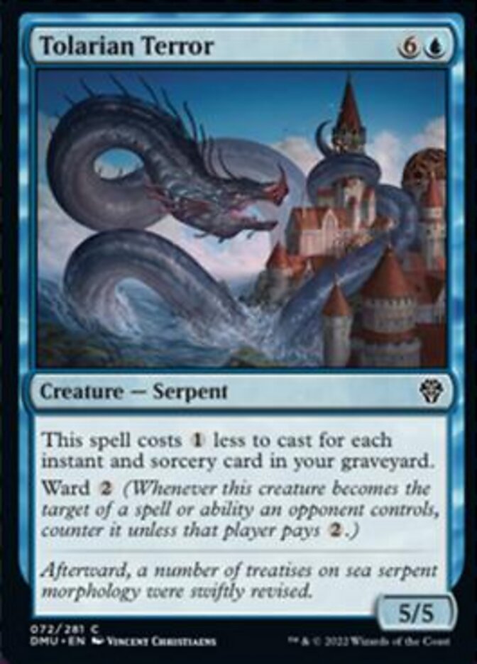 Tolarian Terror [Dominaria United] Foil