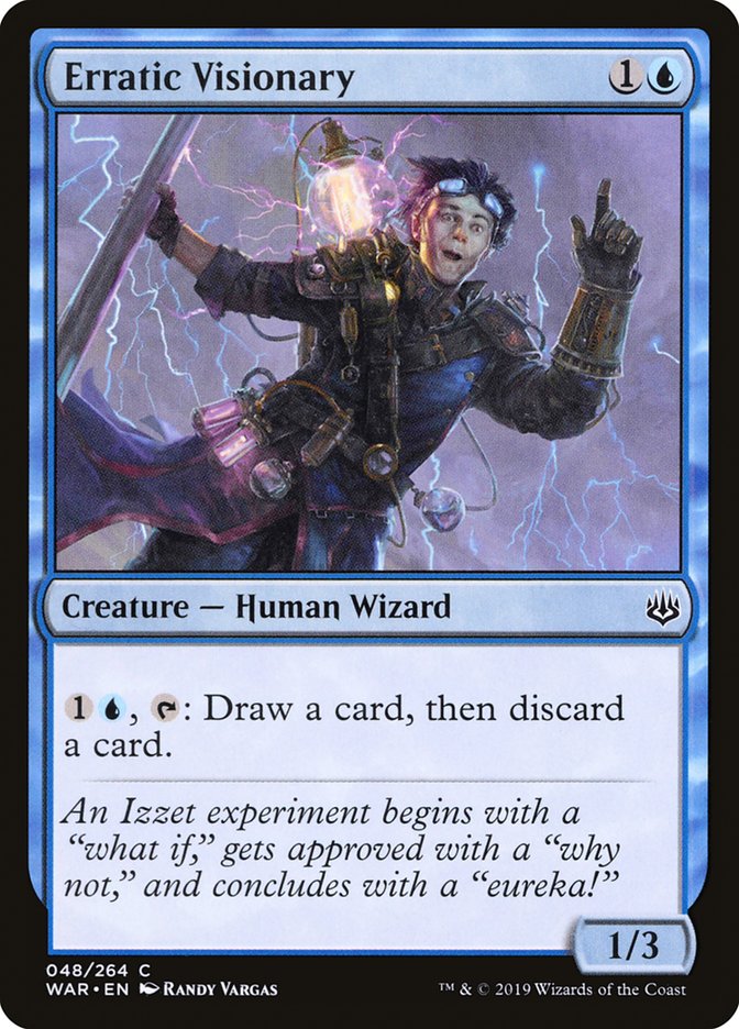 Erratic Visionary [War of the Spark] Foil