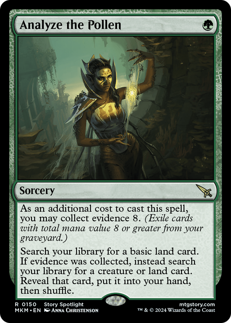 Analyze the Pollen [Murders at Karlov Manor] Foil