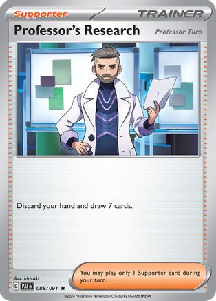 Professor's Research (088/091) [Scarlet & Violet: Paldean Fates] Reverse Holofoil