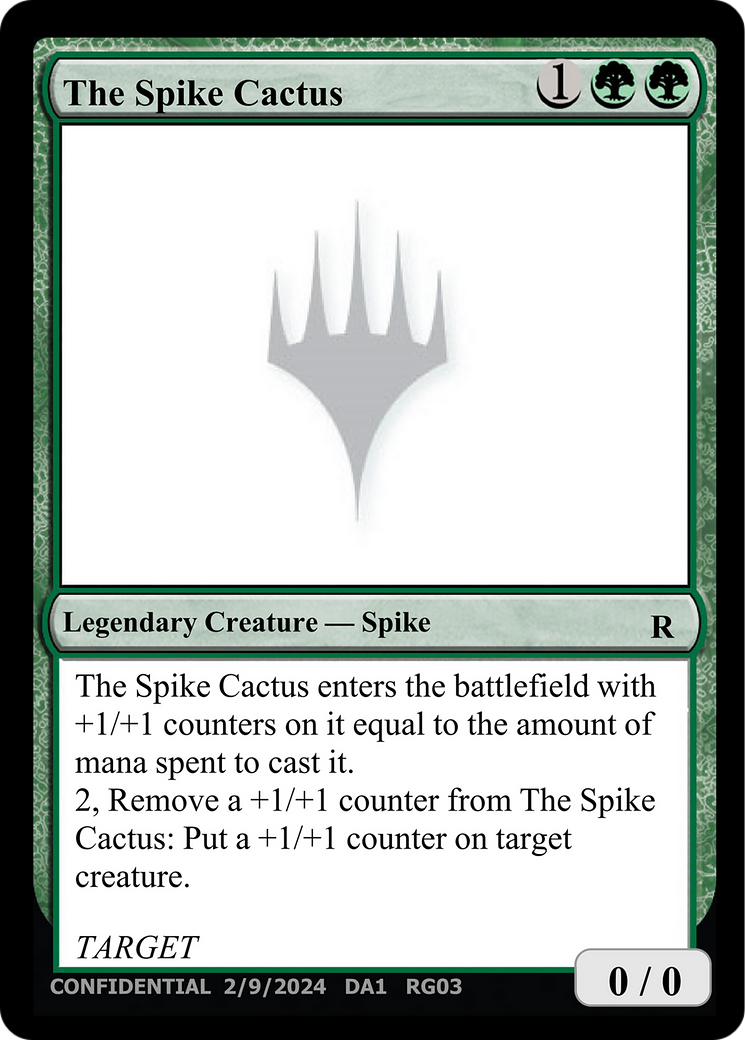 The Spike Cactus  [Unknown Event]