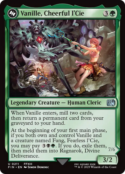 Vanille, Cheerful l'Cie // Ragnarok, Divine Deliverance [FINAL FANTASY] Foil