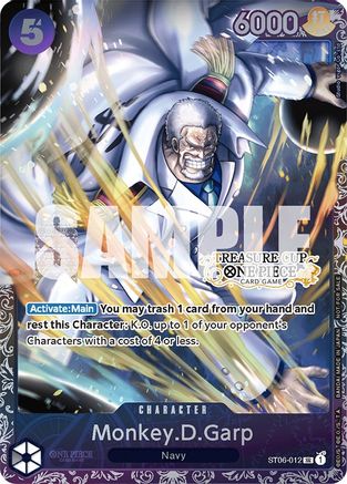 Monkey.D.Garp (Treasure Cup) (ST06-012) - [One Piece Promotion Cards] Foil