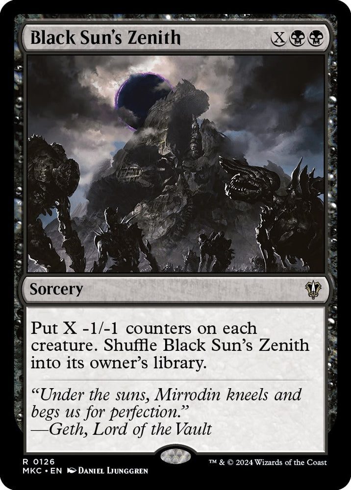 Black Sun's Zenith [Murders at Karlov Manor Commander]