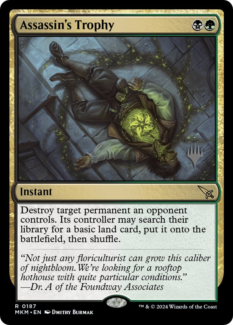 Assassin's Trophy (Promo Pack) [Murders at Karlov Manor Promos] Foil