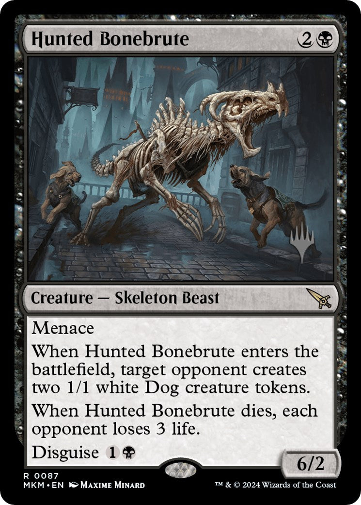 Hunted Bonebrute (Promo Pack) [Murders at Karlov Manor Promos] Foil