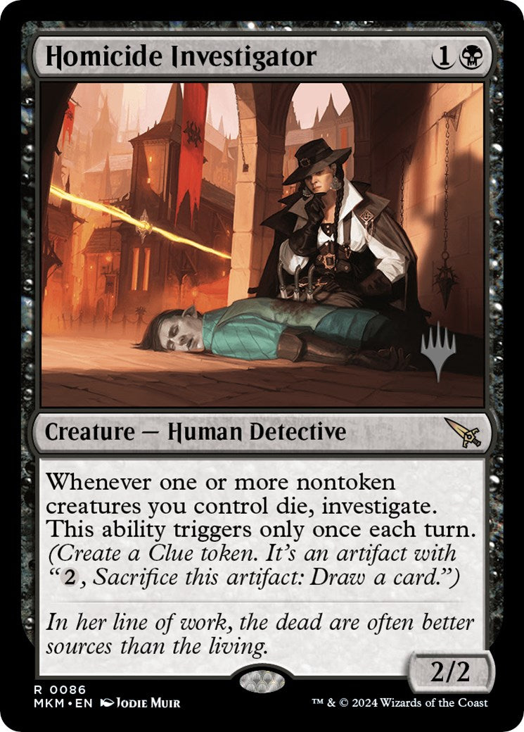 Homicide Investigator (Promo Pack) [Murders at Karlov Manor Promos] Foil
