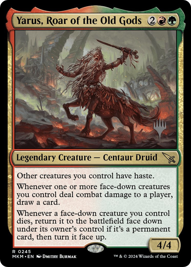 Yarus, Roar of the Old Gods (Promo Pack) [Murders at Karlov Manor Promos] Foil