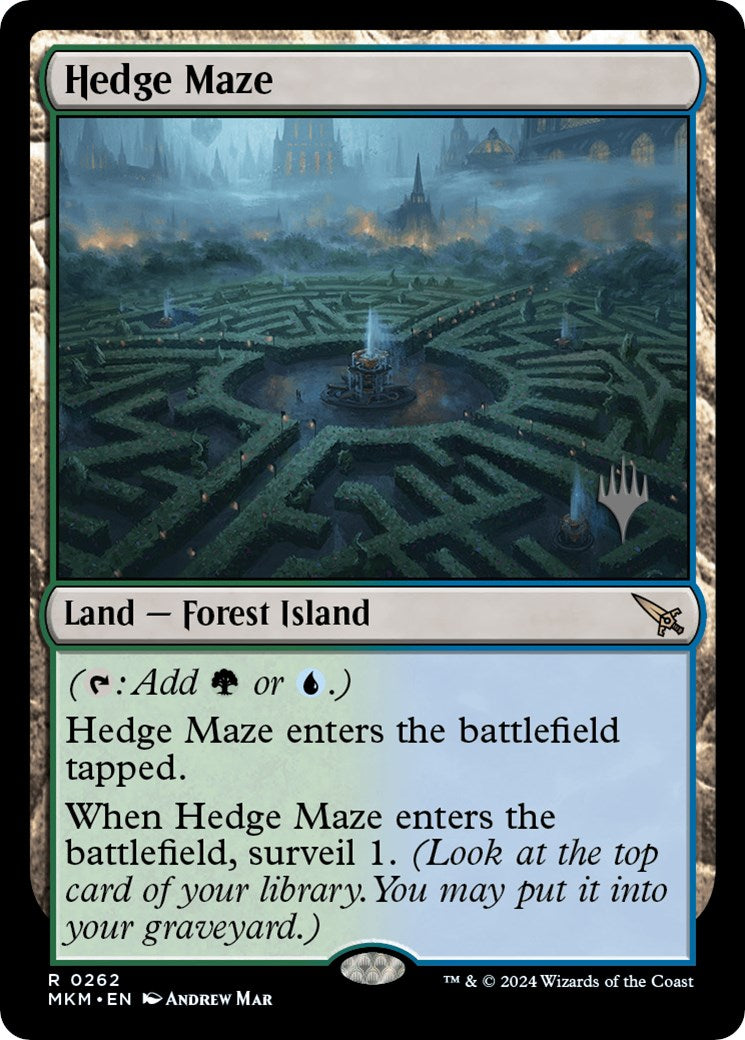 Hedge Maze (Promo Pack) [Murders at Karlov Manor Promos] Foil