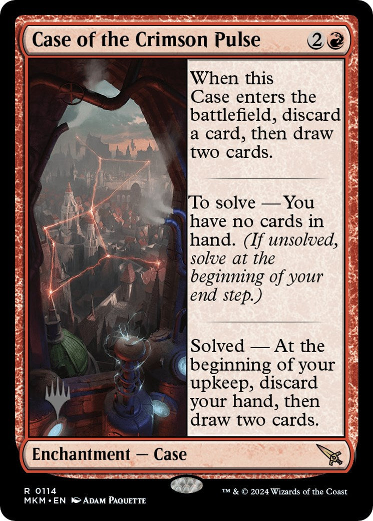 Case of the Crimson Pulse (Promo Pack) [Murders at Karlov Manor Promos] Foil