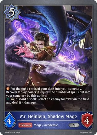 Mr. Heinlein, Shadow Mage - P12EN (Foil)