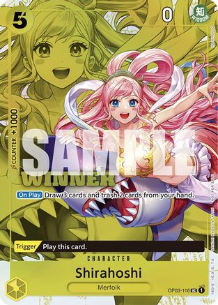 Shirahoshi (Winner Pack Vol. 6) (OP03-116) - [One Piece Promotion Cards] Foil