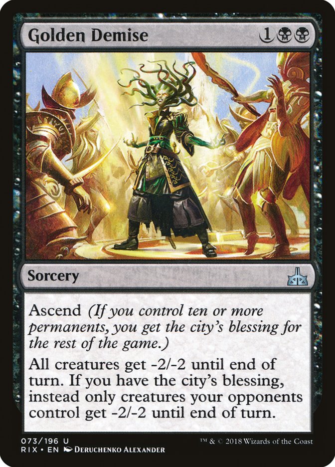 Golden Demise [Rivals of Ixalan] Foil