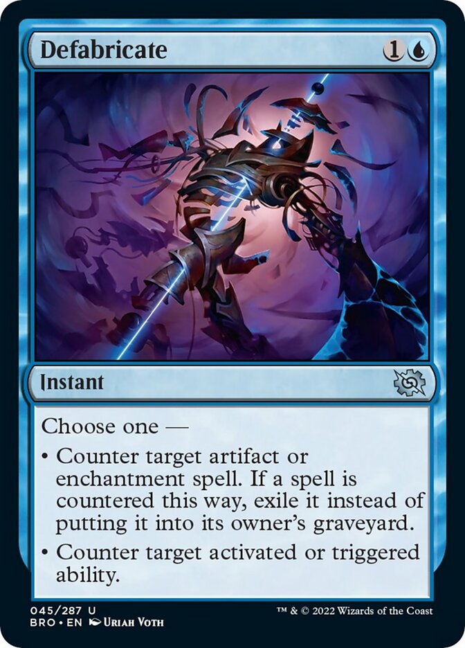 Defabricate [The Brothers' War] Foil