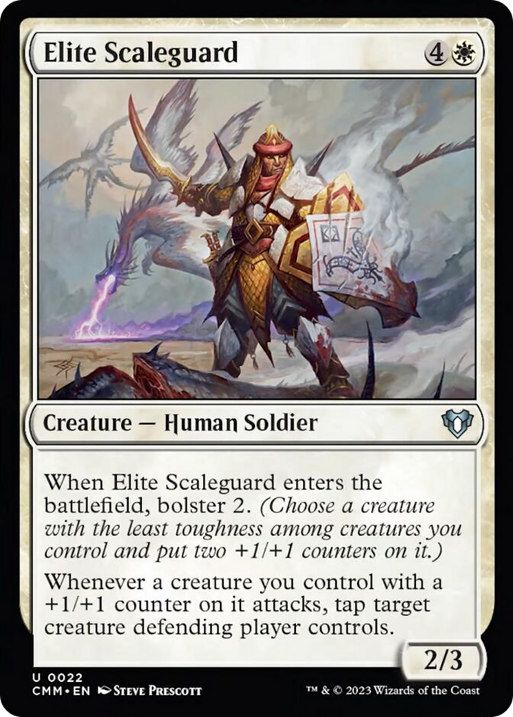 Elite Scaleguard [Commander Masters] Foil