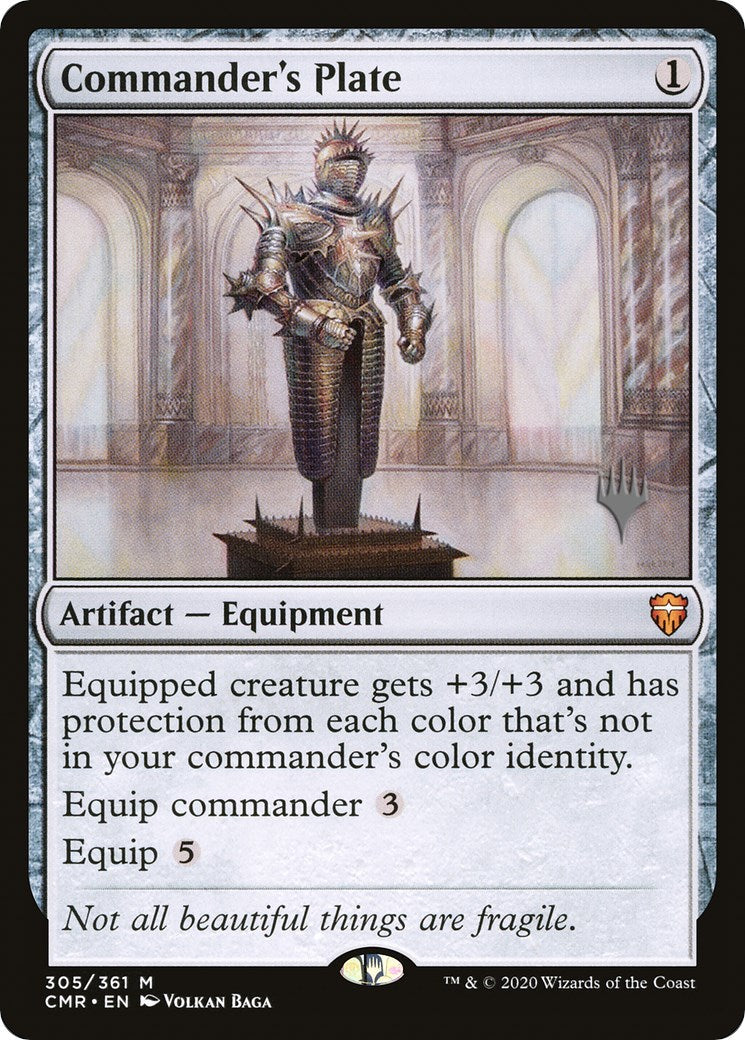 Commander's Plate (Promo Pack) [Murders at Karlov Manor Promos] Foil