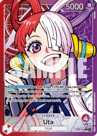 Uta (Alternate Art) (OP06-001) - [Wings of the Captain] Foil