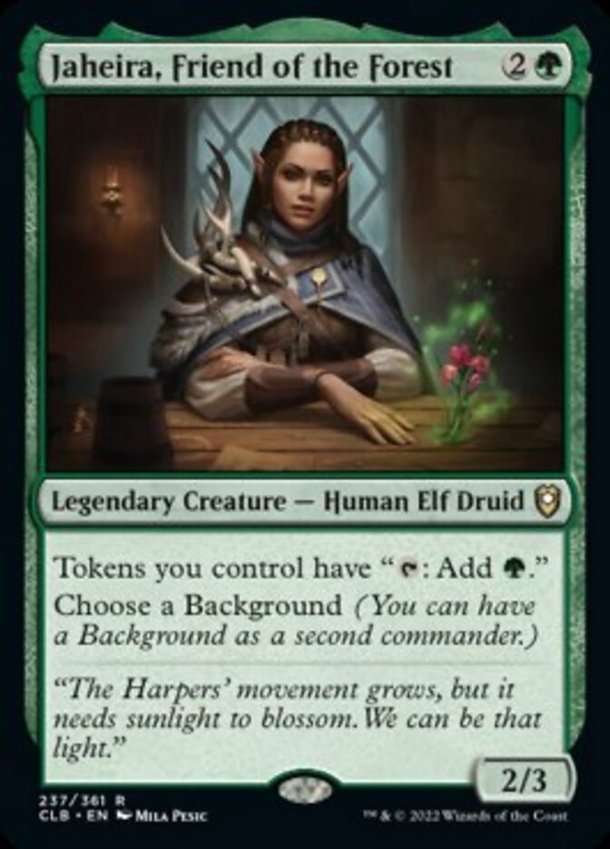 Jaheira, Friend of the Forest [Commander Legends: Battle for Baldur's Gate] Foil